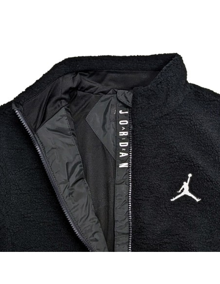 Jordan Acheter Girl's Jacket Jumpman Sherpa Black | 24Segons