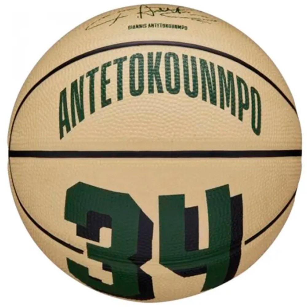 Balón Giannis Antetokounmpo Milwaukee Bucks NBA Player Icon Mini Sz3