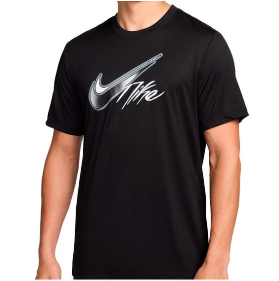 Nike Acquista la T-shirt Dri-FIT Swoosh Black | 24Segons