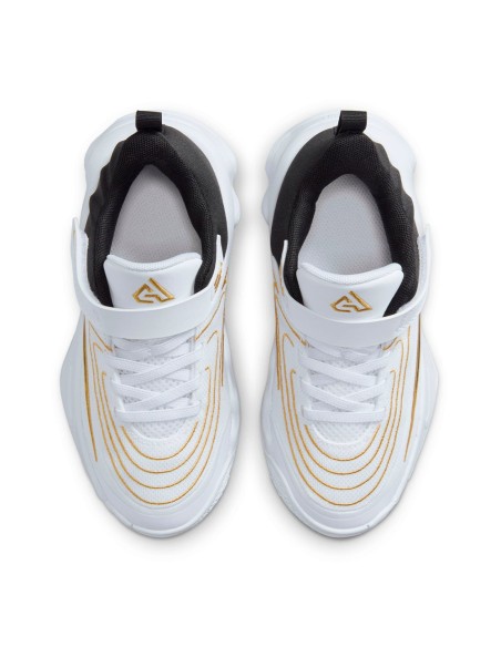 Buy Kids Giannis Immortality 4 White Black Shoes | 24Segons