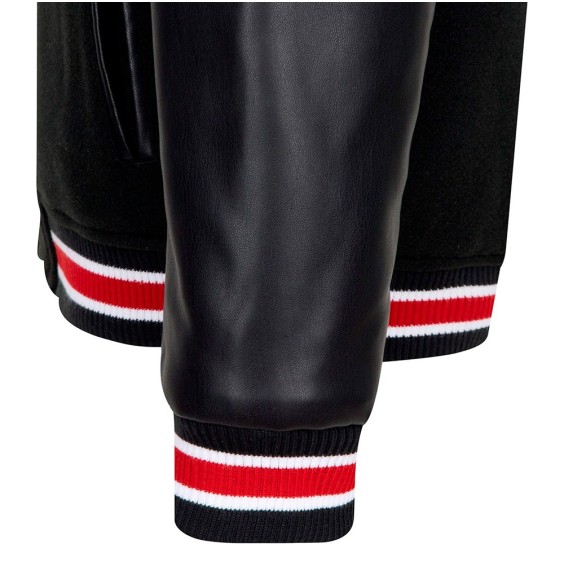 Comprar Jaqueta Junior Jordan Varsity Black Red | 24Segons