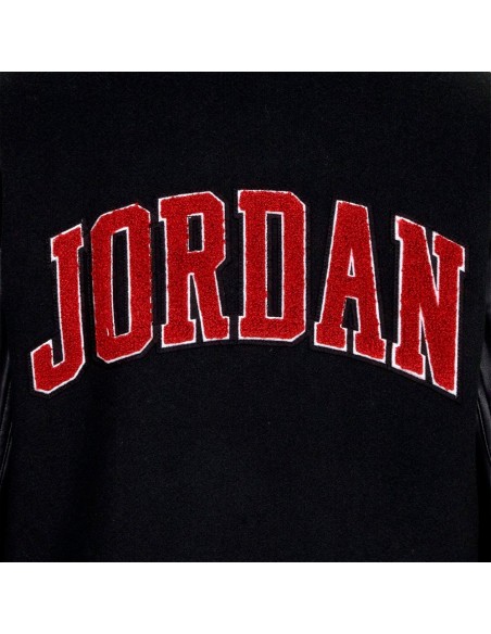 Comprar Jaqueta Junior Jordan Varsity Black Red | 24Segons