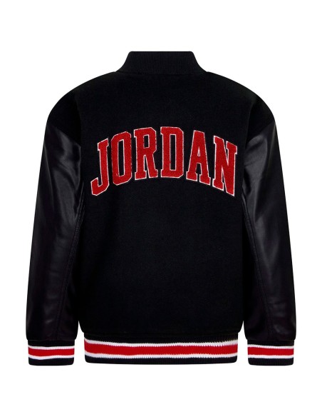 Comprar Jaqueta Junior Jordan Varsity Black Red | 24Segons