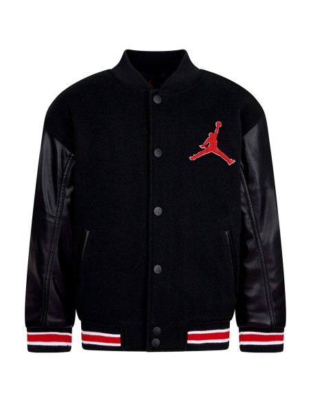 Buy Junior Jacket Jordan Varsity Black Red | 24Segons