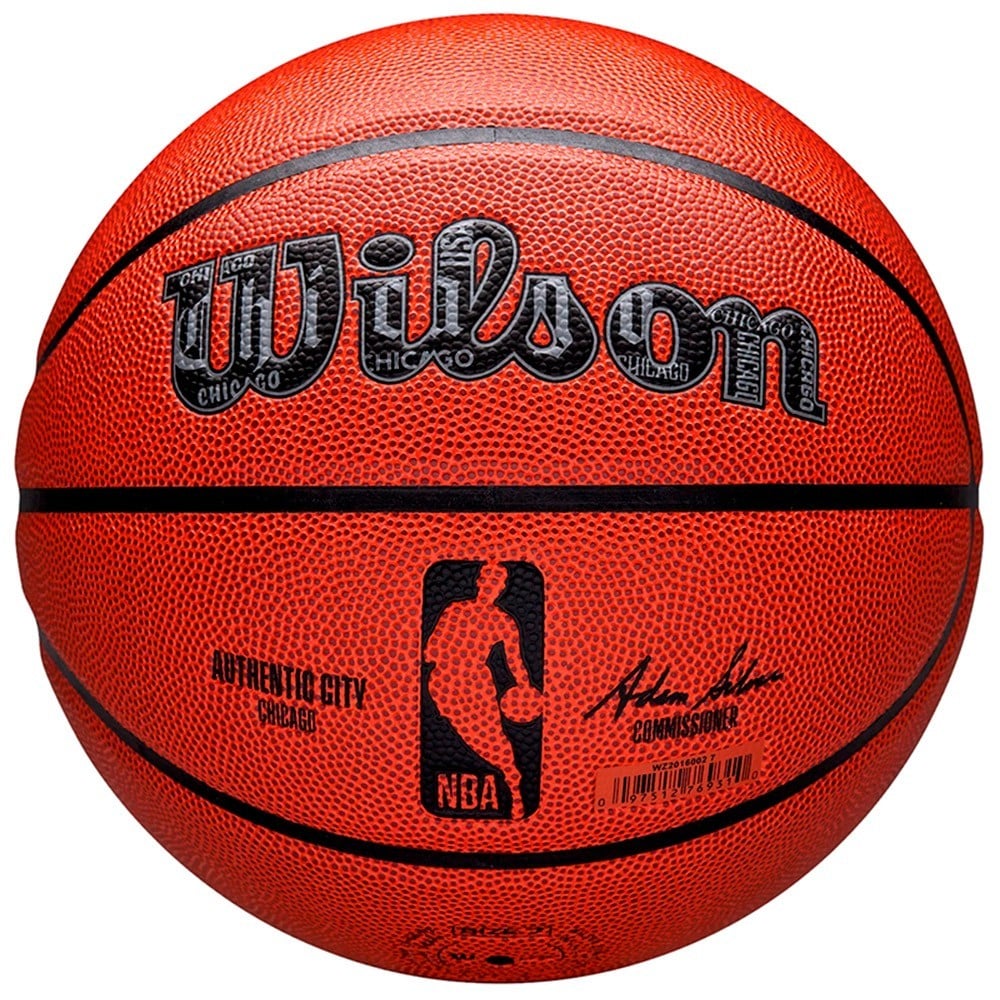 Balón Wilson NBA Authentic Indoor/Outdoor Chicago Sz.7