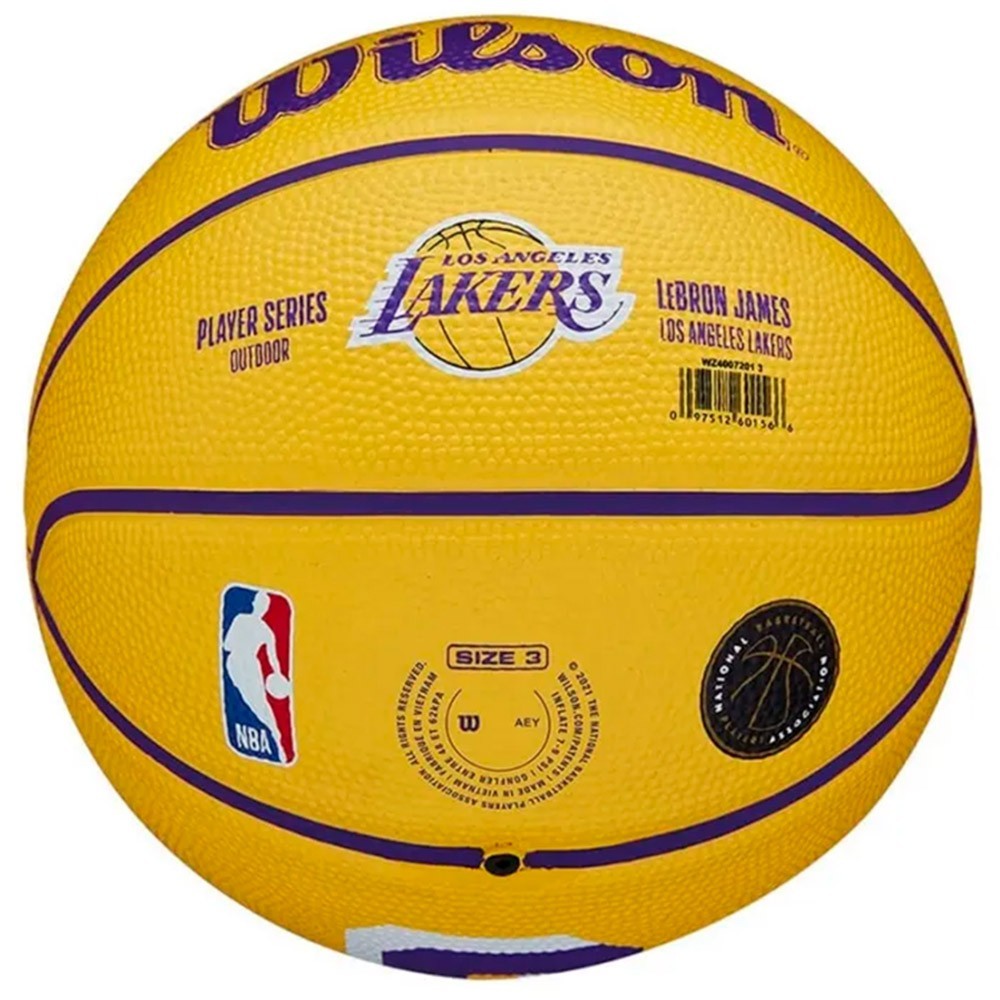 Balón LeBron James Los Angeles Lakers 6 Player Icon Mini Sz3