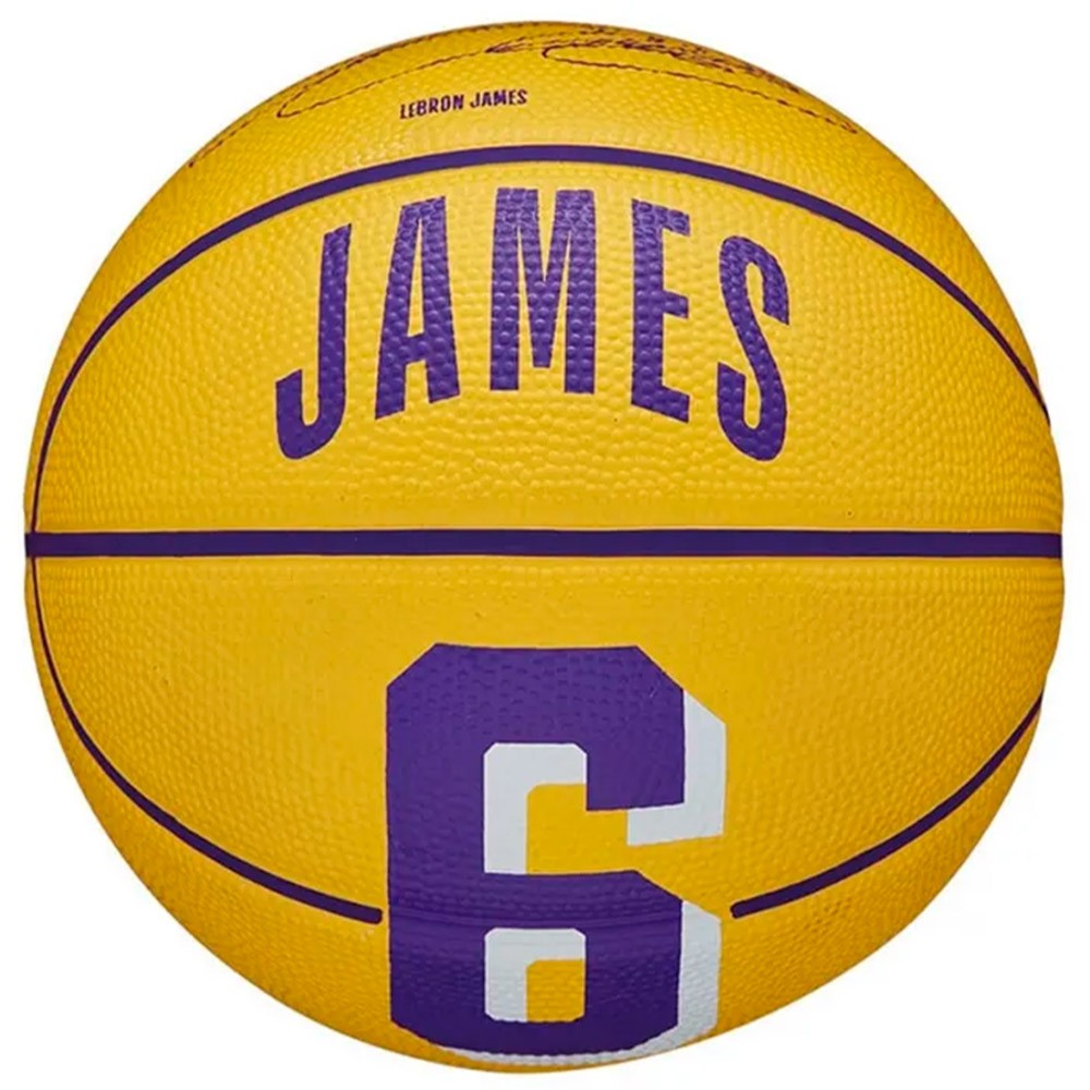 Balón LeBron James Los Angeles Lakers 6 Player Icon Mini Sz3