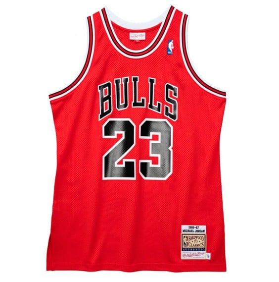 Jordan Acheter Michael Chicago Bulls 86-87 Red Authentic | 24Segons