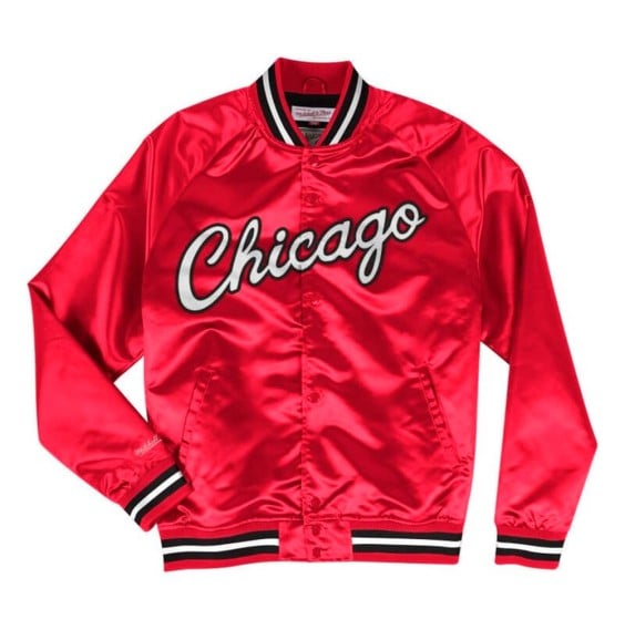 Acquista la giacca Chicago Bulls Lightweight Satin Junior | 24Segons