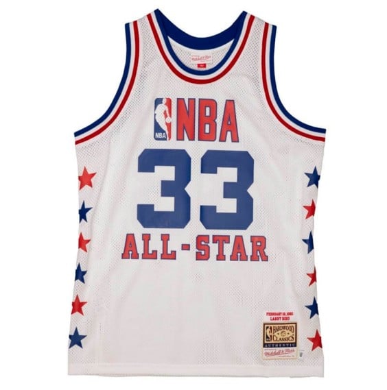 Comprare Larry Bird All Star East 1985 Bianco Autentico | 24Segons