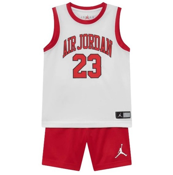Buy Kids Jordan DNA Muscle Short Gym Red/White Set| 24Segons