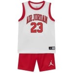 Conjunto Kids Jordan DNA Muscle Short Gym Red/White