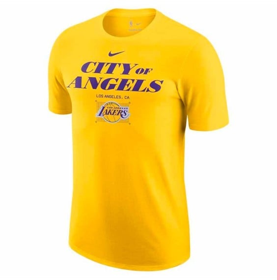 Acquista la T-shirt Los Angeles Lakers City Yellow | 24Segons