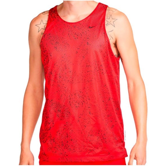 Nike Acquista la T-shirt Dri-FIT Standard Reversible Red Grey|24Segons