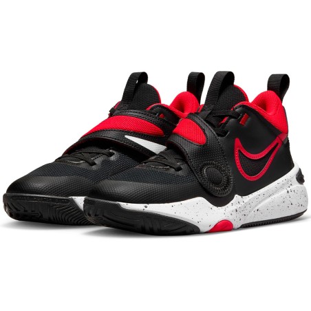 Junior Nike Team Hustle D 11 Black University Red