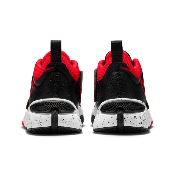 Buy Kids Nike Team Hustle D 11 Black University Red Shoes | 24Segons