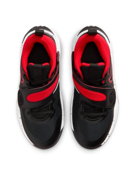 Nike Acquista le scarpe per bambini Team Hustle D 11 Nero Rosso | 24Segons