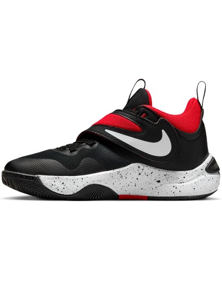 Nike Acheter Chaussures Enfants Team Hustle D 11 Noir Rouge | 24Segons