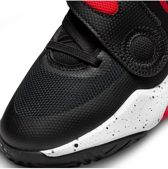 Nike Acquista le scarpe per bambini Team Hustle D 11 Nero Rosso | 24Segons