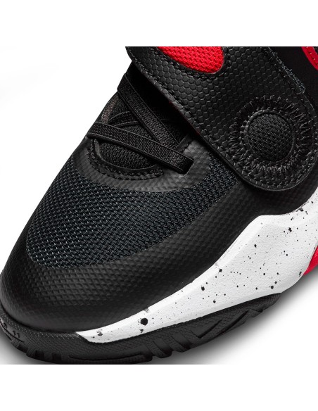 Nike Acquista le scarpe per bambini Team Hustle D 11 Nero Rosso | 24Segons