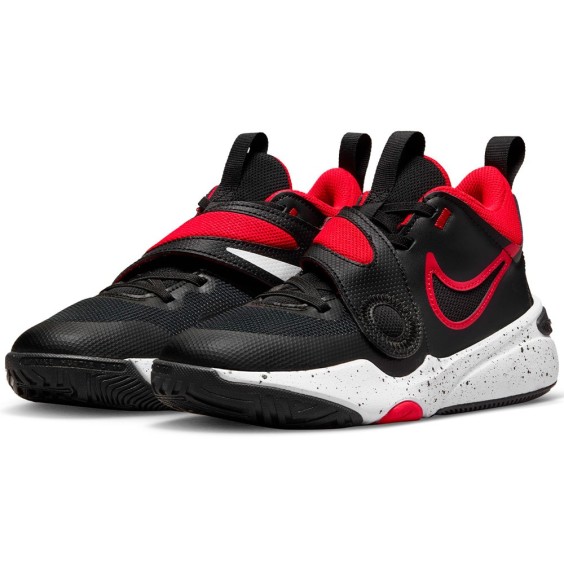 Nike Acquista le scarpe per bambini Team Hustle D 11 Nero Rosso | 24Segons