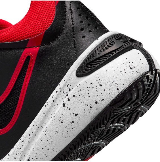 Buy Kids Nike Team Hustle D 11 Black University Red Shoes | 24Segons