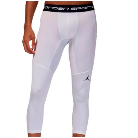 Jordan Acquista la calzamaglia sportiva Dri-FIT a 3/4 bianca | 24Segons