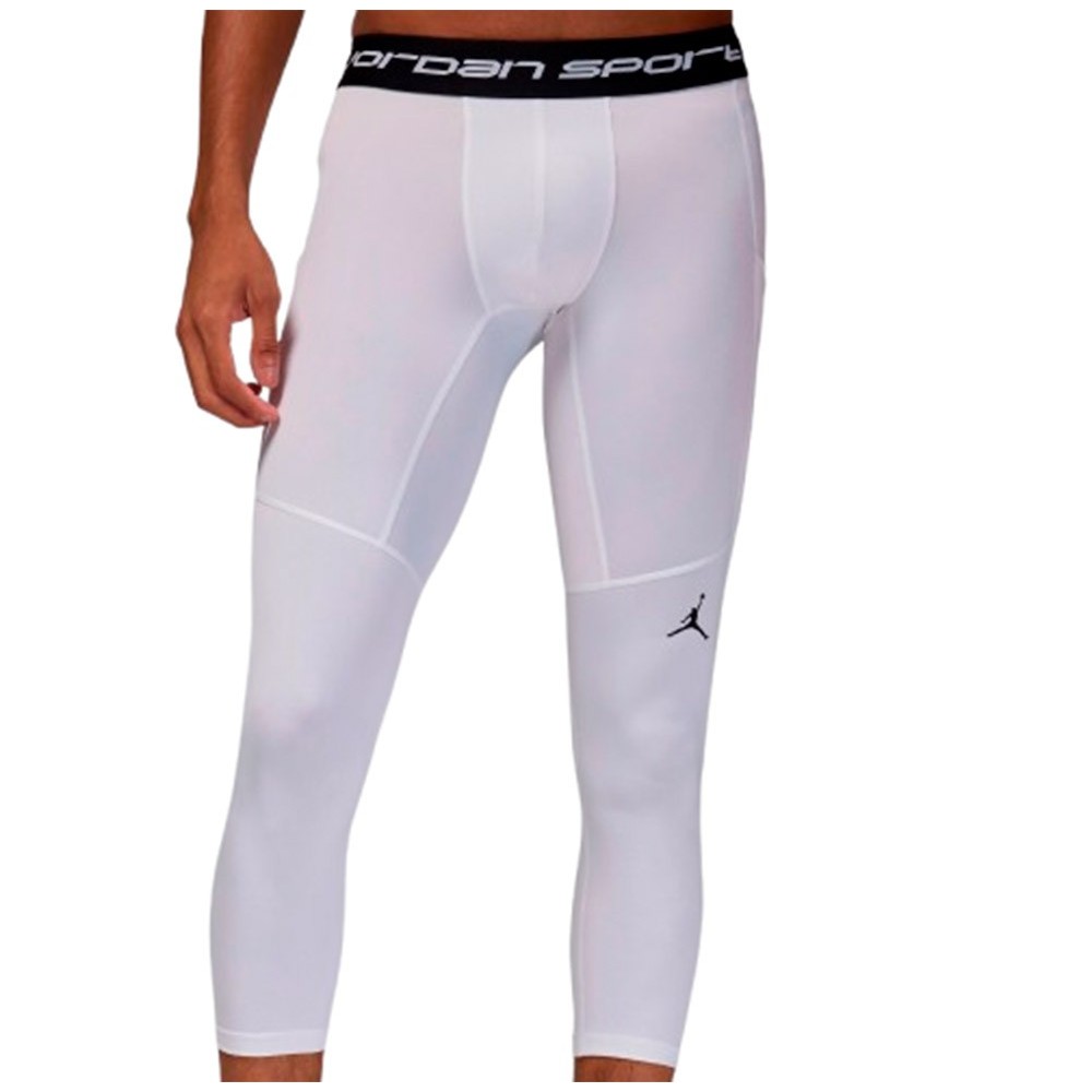 Mallas Jordan Sport Dri-FIT 3/4-Length White