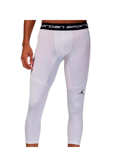 Buy Jordan Sport Dri-FIT 3/4-Length White Tights | 24Segons