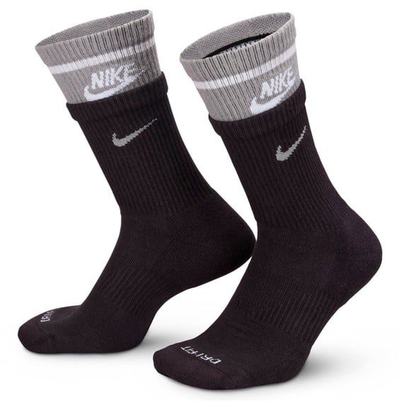 Nike Acheter Chaussettes Plus Everyday Noir Gris | 24Segons