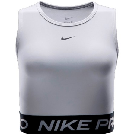 Comprar Samarreta Dona Nike Pro Dri-FIT Cropped White | 24Segons