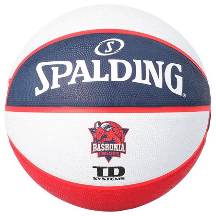 Acquista il pallone Baskonia Euroleague in gomma Sz7 | 24Segons