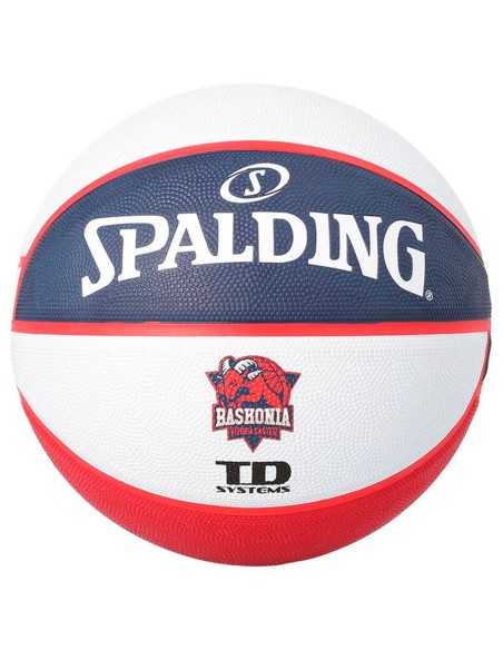 Acquista il pallone Baskonia Euroleague in gomma Sz7 | 24Segons