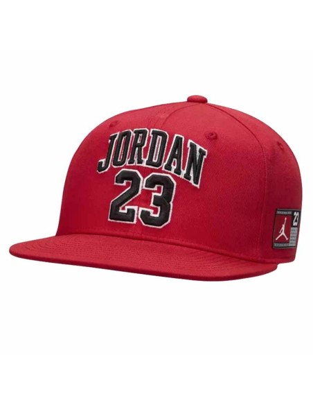 Jordan Acheter Casquette Jersey Flat Rim Casquette Rouge | 24Segons