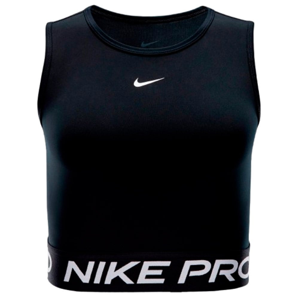 Camiseta Mujer Nike Pro Dri-FIT Cropped Black