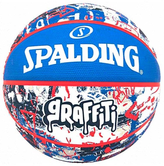 Spalding Acheter Ballon Arc-en-ciel Graffiti Caoutchouc Bleu Sz7 | 24Segons