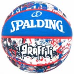 Balón Spalding Rainbow Graffiti Rubber Blue Sz7