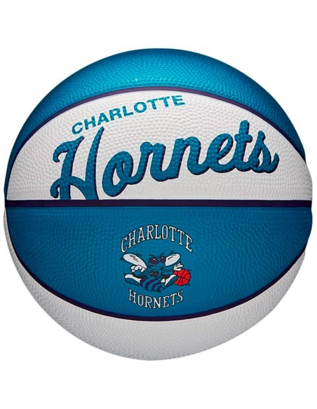 Wilson NBA Acquista Pallone Charlotte Hornets Squadra Retro Sz3 | 24Segons