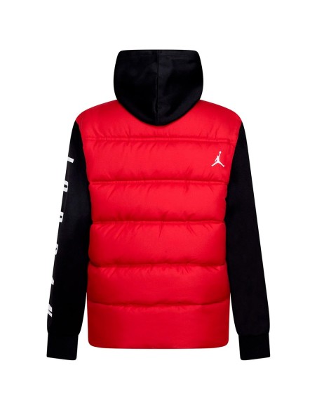 Jordan Comprare Giacca Junior Fer Puffer Rosso Nero | 24Segons