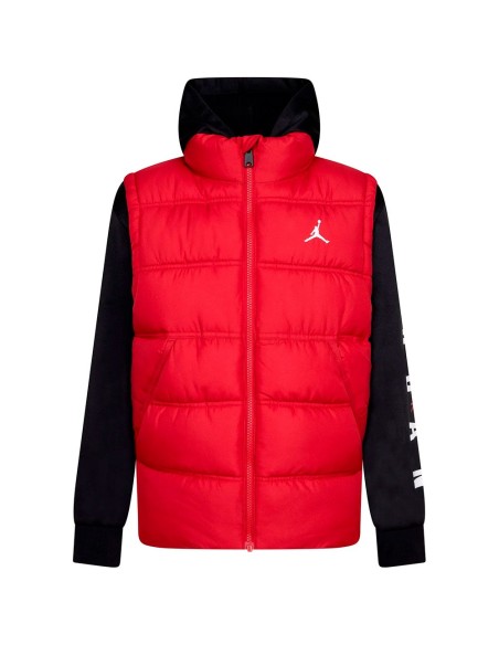 Comprar Jaqueta Junior Jordan Fer Puffer Red Black | 24Segons