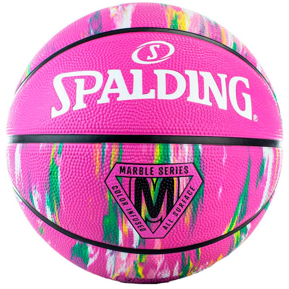 Pilota Spalding Marble Series Pink Rubber Sz6