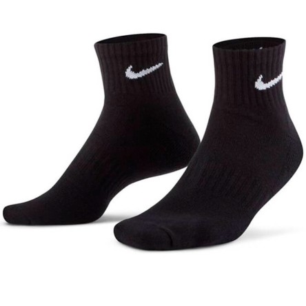 Buy Nike Everyday Cushioned Ankle Black Socks 3pk | 24Segons