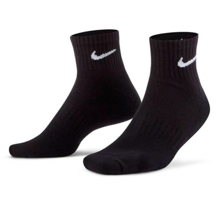 Buy Nike Everyday Lightweight Ankle Black Socks 3pk | 24Segons