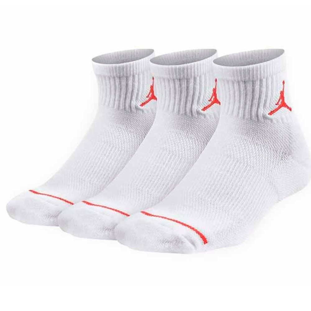 Buy Junior Jordan Jumpman No Show White 3PK Socks 24Segons