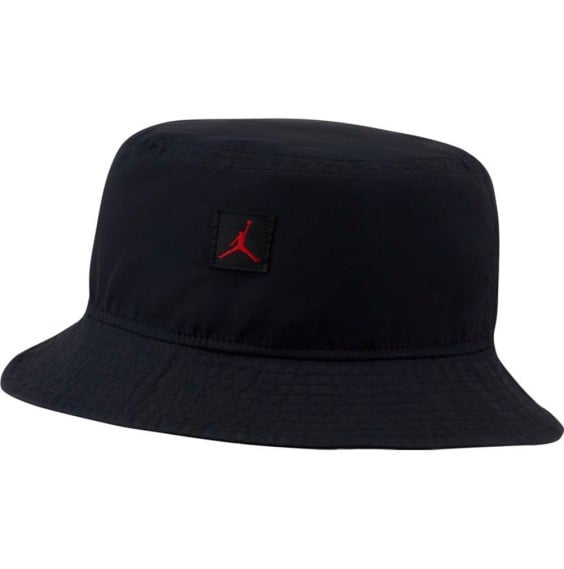 Jordan Comprare Beanie Jumpman Washed Bucket Cap Nero Gym Red |24Segons