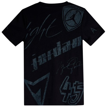 Camiseta Junior Jordan Elements Black