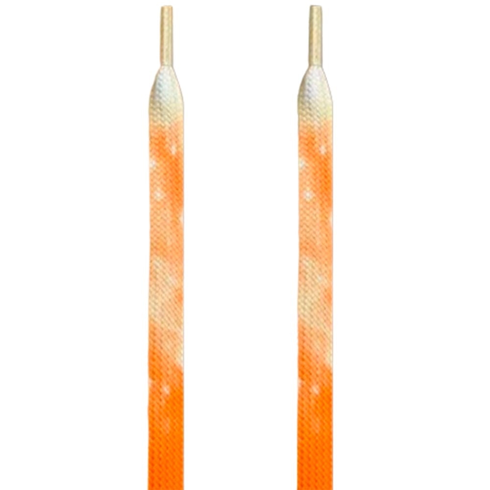 Flat Space Orange Shoelaces 140cm