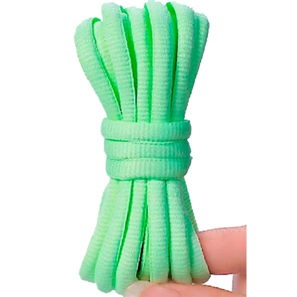 Oval Light Green Shoelaces...