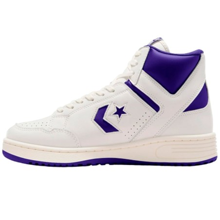 Converse Weapon Mid Vintage White Purple