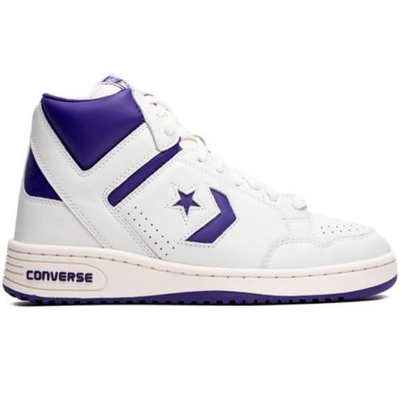 Converse Acquistare Sneakers Weapon Mid Vintage White Purple | 24Segons